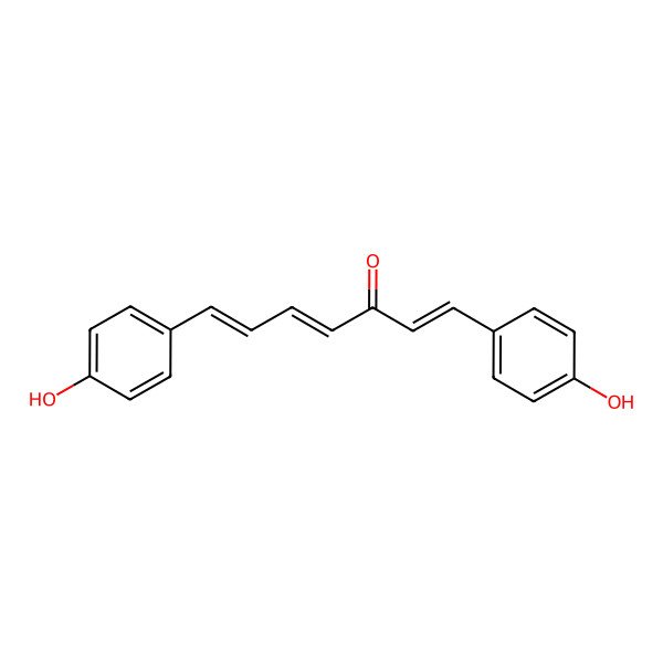 2D Structure of 1,7-Bis (4-hydroxyphenyl)-1,4,6-heptatrien-3-one 2D Structure of 1,7-Bis (4-hydroxyphenyl)-1,4,6-heptatrien-3-one