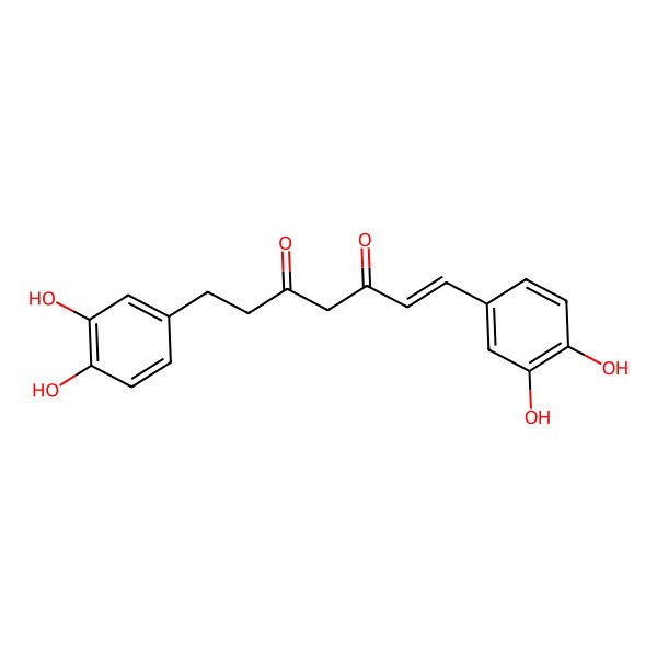 2D Structure of 1,7-Bis(3,4-dihydroxyphenyl)hept-1-ene-3,5-dione 2D Structure of 1,7-Bis(3,4-dihydroxyphenyl)hept-1-ene-3,5-dione
