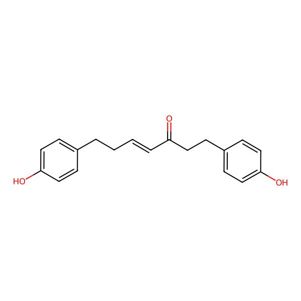 2D Structure of 1,7-Bis(4-hydroxyphenyl)-4-hepten-3-one