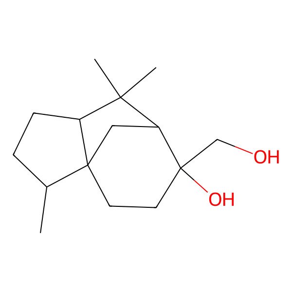 2D Structure of 1,7-Diepi-8,15-cedranediol