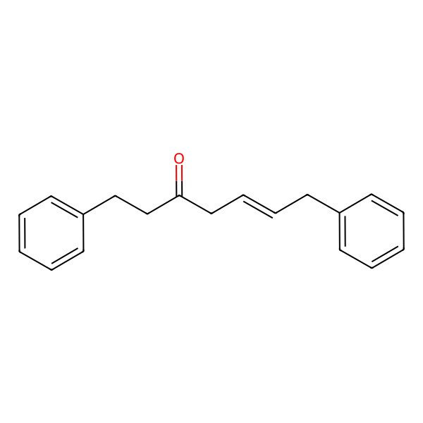2D Structure of 1,7-Diphenyl-5-heptene-3-one