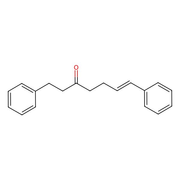 2D Structure of 1,7-Diphenyl-(6e)-6-hepten-3-one 2D Structure of 1,7-Diphenyl-(6e)-6-hepten-3-one