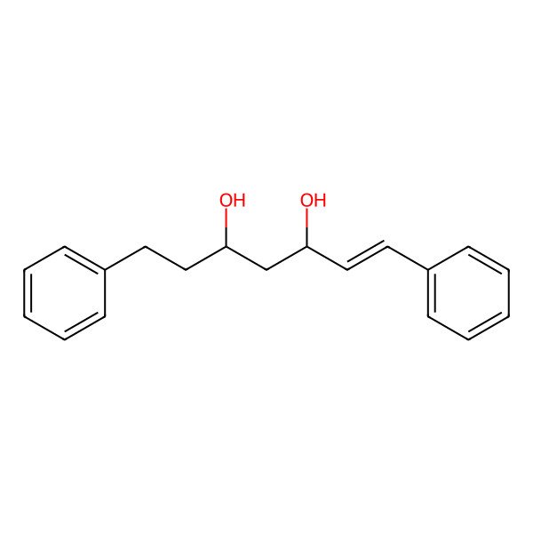 2D Structure of 1,7-Diphenylhept-1-ene-3,5-diol 2D Structure of 1,7-Diphenylhept-1-ene-3,5-diol