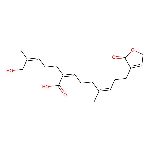 2D Structure of 17-Hydroxyisogutiesolbriolide