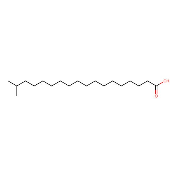 2D Structure of 17-Methyloctadecanoic acid