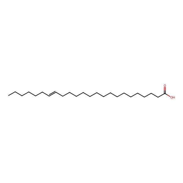 2D Structure of 17-Tetracosenoic acid