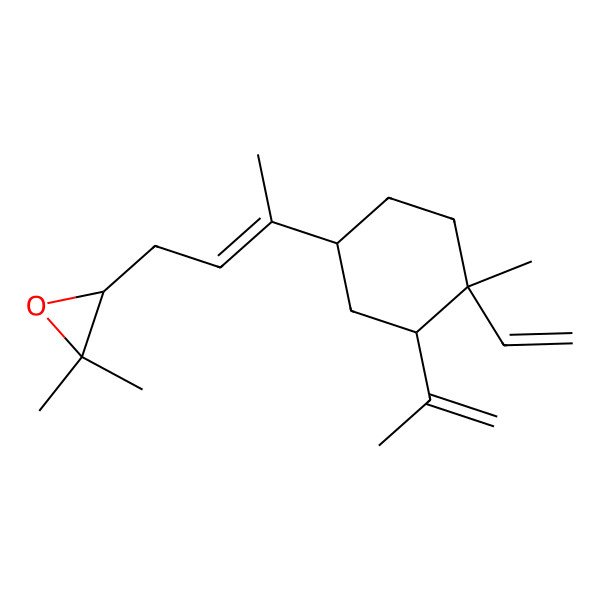 2D Structure of 17,18-Epoxy-8,10,13(15)-lobatriene