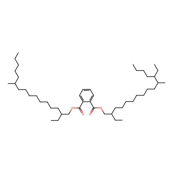 2D Structure of 2-O-[(2R,11S,12R)-2,12-diethyl-11-methylhexadecyl] 1-O-[(2S,11S)-2-ethyl-11-methylhexadecyl] benzene-1,2-dicarboxylate