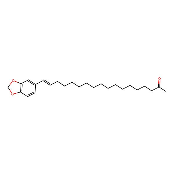 2D Structure of 18-(2H-1,3-Benzodioxol-5-yl)octadec-17-en-2-one