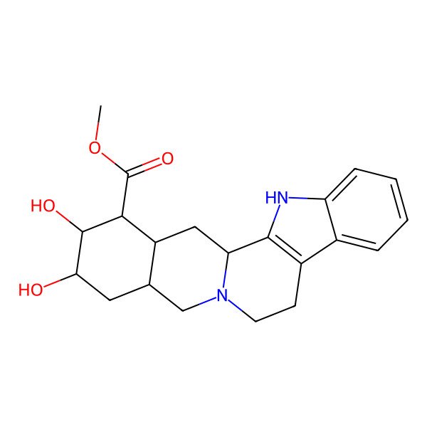 2D Structure of 18-Beta-hydroxy-3-epi-alpha-yohimbine