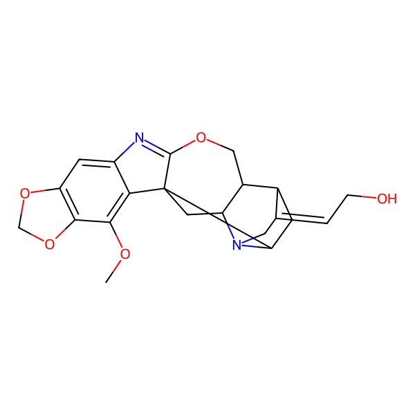 2D Structure of 18-Demethylgardfloramine
