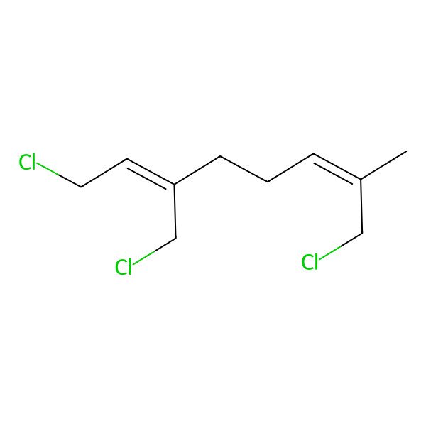 2D Structure of 1,8-Dichloro-6-(chloromethyl)-2-methylocta-2,6-diene