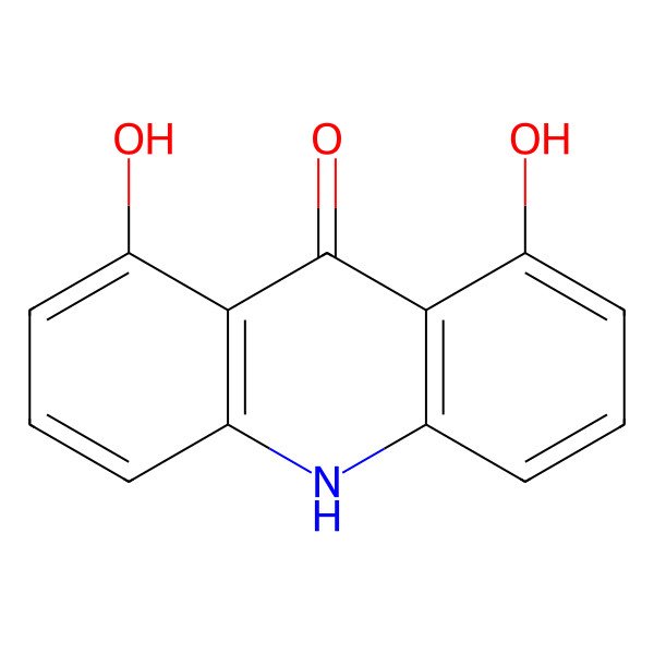 2D Structure of 1,8-Dihydroxyacridin-9(10H)-one 2D Structure of 1,8-Dihydroxyacridin-9(10H)-one