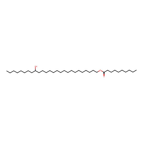 2D Structure of 18-Hydroxyhexacosyl decanoate 2D Structure of 18-Hydroxyhexacosyl decanoate