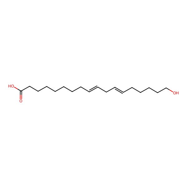 2D Structure of 18-Hydroxylinoleic acid