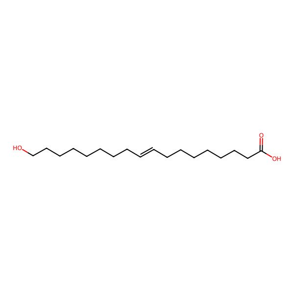 2D Structure of 18-Hydroxyoctadec-9-enoic acid