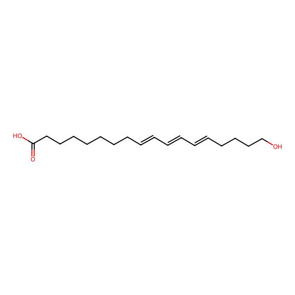 2D Structure of 18-Hydroxyoctadeca-9,11,13-trienoic acid