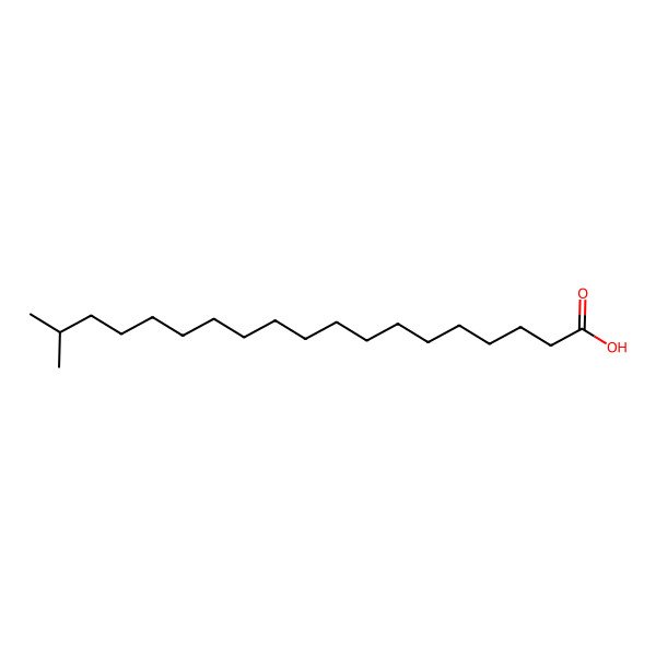 2D Structure of 18-Methylnonadecanoic acid