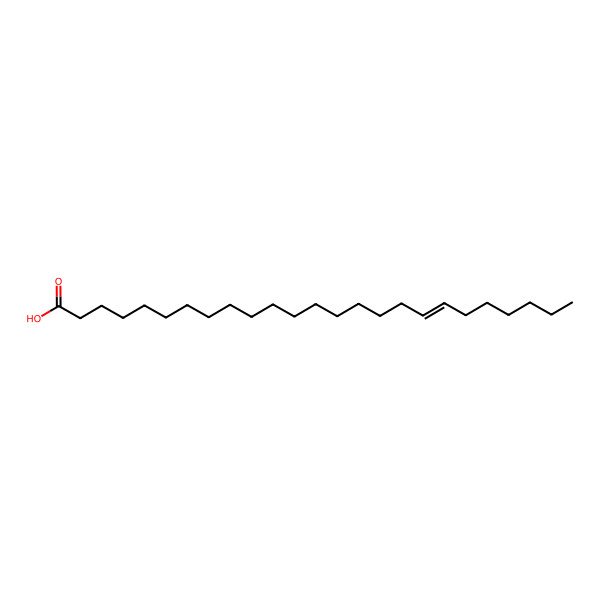 2D Structure of 18-Pentacosenoic acid