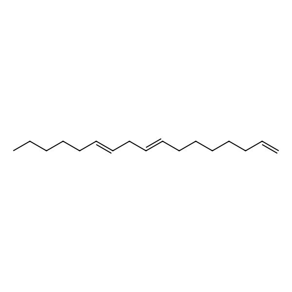 2D Structure of 1,8,11-Heptadecatriene