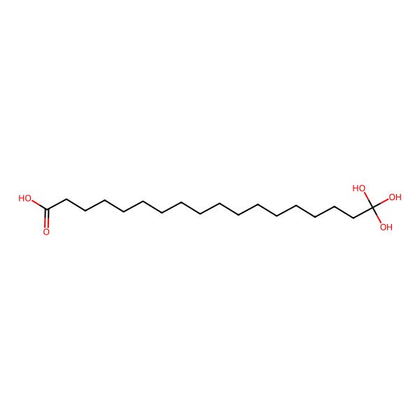 2D Structure of 18,18,18-Trihydroxyoctadecanoic acid