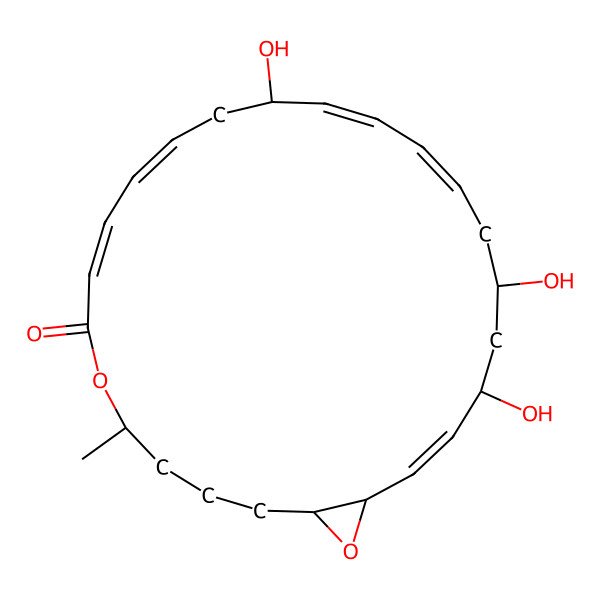 2D Structure of 18,19-epoxy macrolactin A