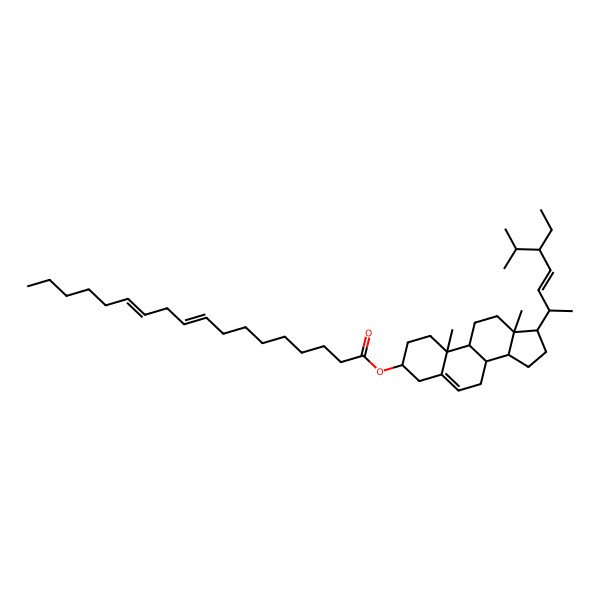 2D Structure of 18:2 Stigmasteryl ester