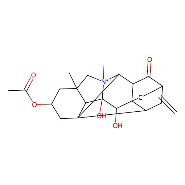 2D Structure of 2-O-acetyl-7alpha-hydroxyorochrine