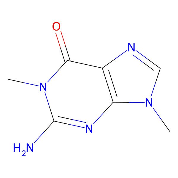 2D Structure of 1,9-Dimethylguanine