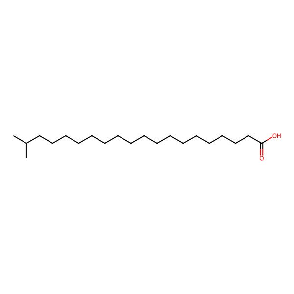 2D Structure of 19-Methyleicosanoic acid