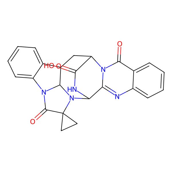 2D Structure of Cottoquinazoline D