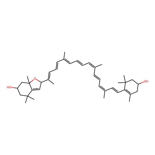 2D Structure of (8S)-Mutatoxanthin