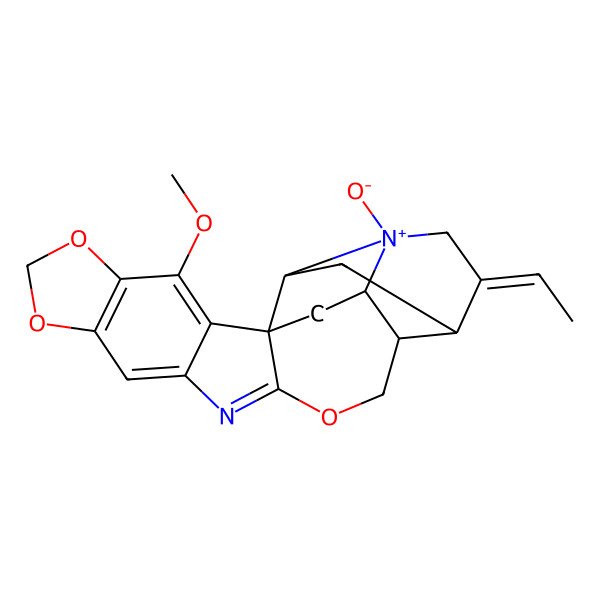 2D Structure of 19(E)-18-Demethoxygardfloramine-N(4)-oxide