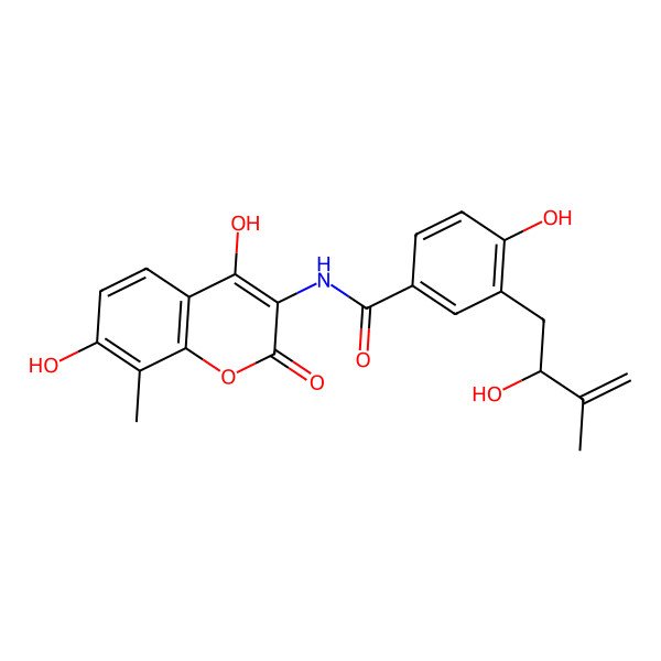 2D Structure of Coumabiocin F