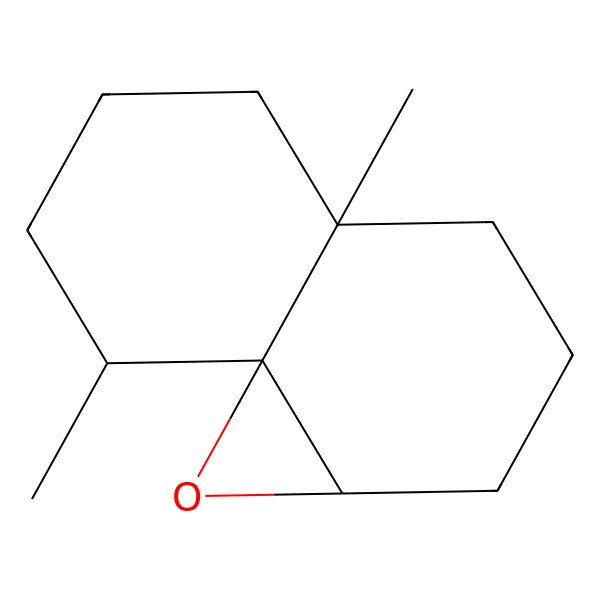 2D Structure of (1aR,4aS,8S,8aS)-4a,8-dimethyl-1a,2,3,4,5,6,7,8-octahydronaphtho[1,8a-b]oxirene