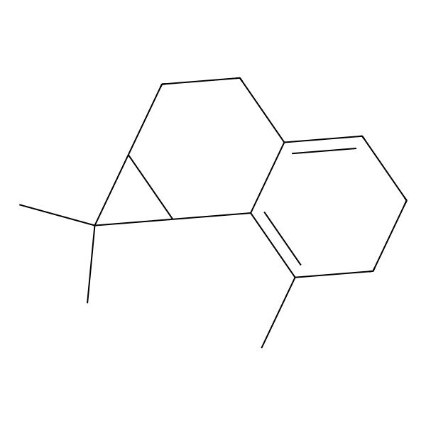 2D Structure of (1aR,7bS)-1,1,7-trimethyl-1a,2,3,5,6,7b-hexahydrocyclopropa[a]naphthalene