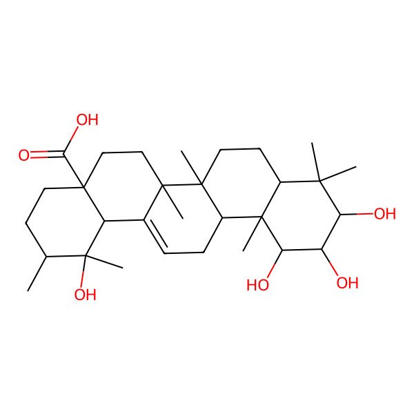 2D Structure of 1beta-Hydroxyeuscaphic acid