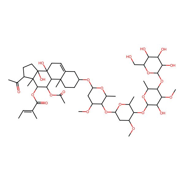 2D Structure of Stavaroside K