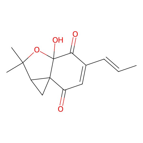 2D Structure of (1'E)-Dechloromycorrhizin A