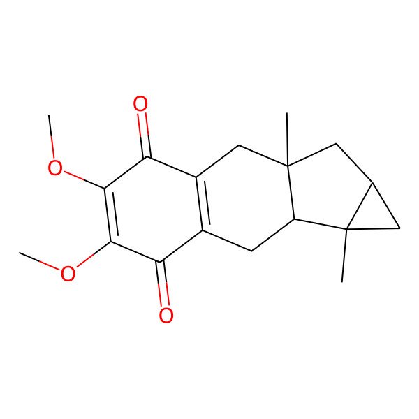 2D Structure of (3R,4R,6R,8R)-12,13-dimethoxy-4,8-dimethyltetracyclo[8.4.0.03,8.04,6]tetradeca-1(10),12-diene-11,14-dione