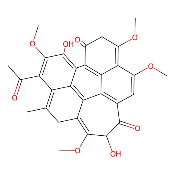 2D Structure of Hypocrellin C