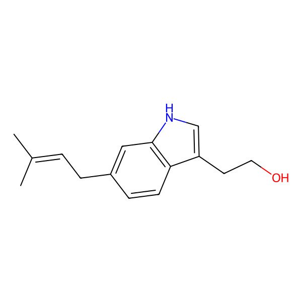 2D Structure of 6-Prenyltryptophol
