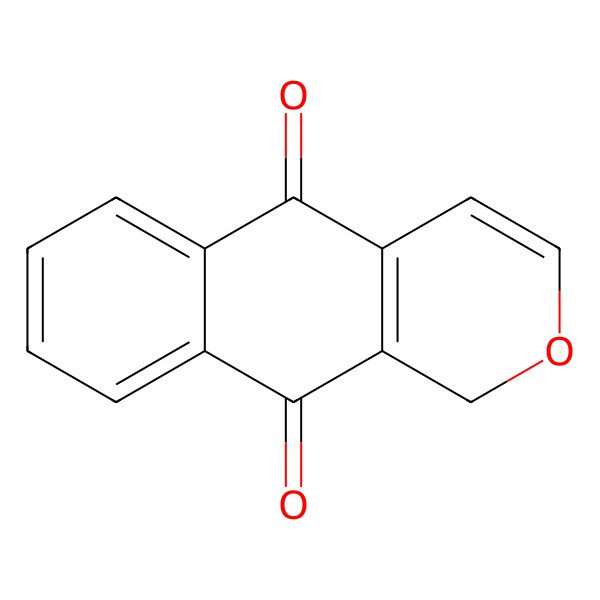 2D Structure of 1H-Naphtho[2,3-c]pyran-5,10-dione
