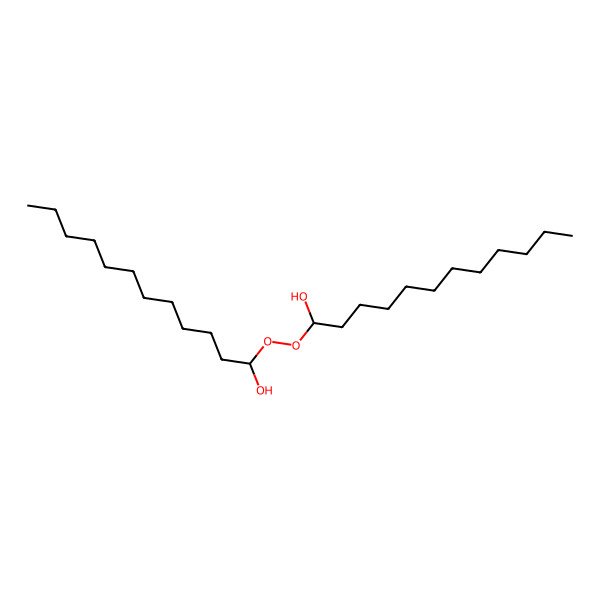 2D Structure of (1R)-1-[(1S)-1-hydroxydodecyl]peroxydodecan-1-ol