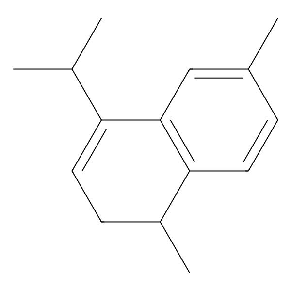 2D Structure of (1R)-1,6-dimethyl-4-propan-2-yl-1,2-dihydronaphthalene
