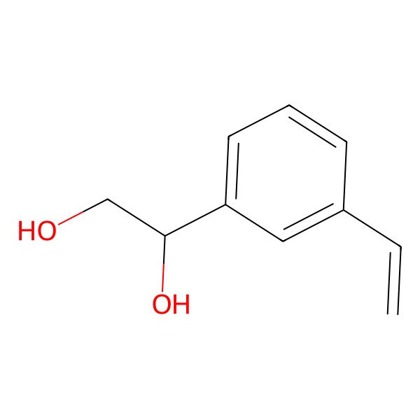 2D Structure of (1R)-(3-ethenylphenyl)-1,2-ethanediol