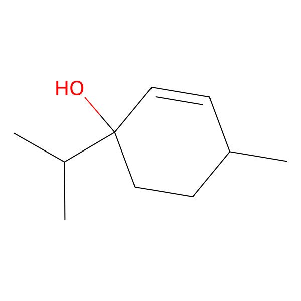 2D Structure of (1R)-4-methyl-1-propan-2-ylcyclohex-2-en-1-ol