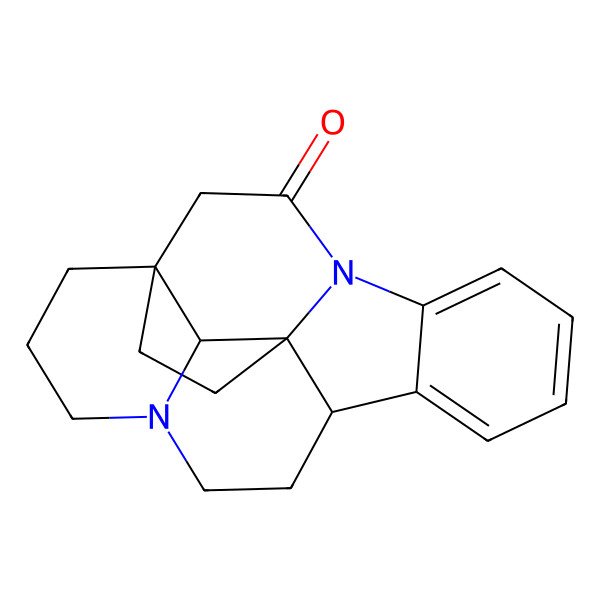 2D Structure of (1R,11R,15R,16S)-4,14-diazahexacyclo[12.4.3.01,15.04,16.05,10.011,16]henicosa-5,7,9-trien-3-one