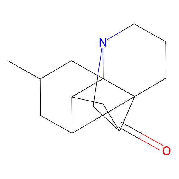 2D Structure of (1R,2R,4S,10R,13S,15S)-15-methyl-6-azapentacyclo[8.6.0.01,6.02,13.04,10]hexadecan-11-one