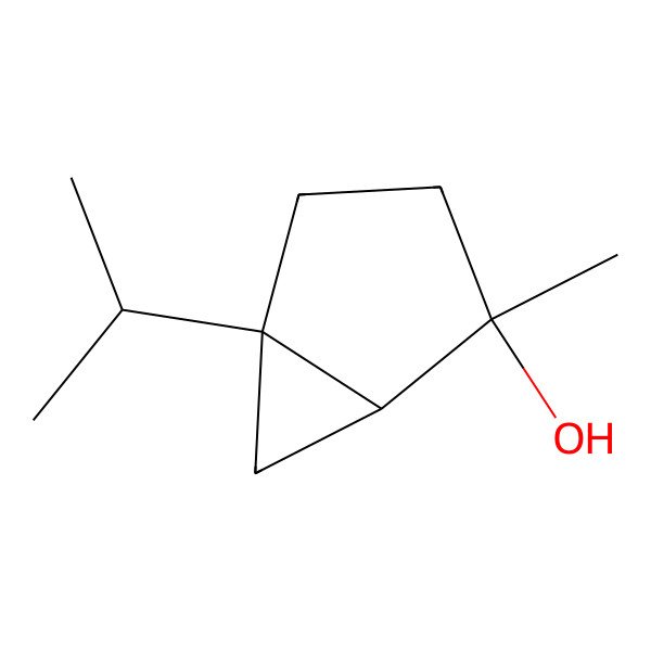 2D Structure of (1R,2R,5R)-2-methyl-5-propan-2-ylbicyclo[3.1.0]hexan-2-ol